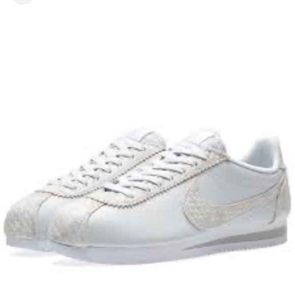 Nike Other - Nike Classic Cortez Premium W Leather Uppers Snake Scale grey size 8.5 US 6 UK